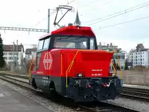 Ee 922 002-1 wartet in Romanshorn auf seiner n�chste Einsatz am 28.02.2010