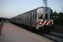 CONCEIÇÃO de Tavira (Distrikt Faro/Concelho Tavira), 13.02.2010, ein Regionalzug nach Faro im Bahnhof Conceição