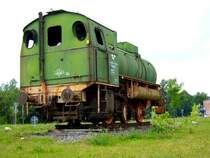 Dampfspeicherlok F164-50-B3 der Anschlu�bahn Gro�z�ssen in Neukirchen am 02.07.05
