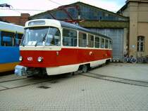 Tatra T3D in Chemnitz zum Stra�enbahnfest 24.06.05
