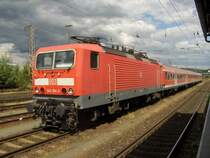 Am 05.07.2005 war 143 154-3 in Aschaffenburg Hbf abgestellt.