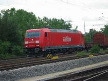 185-206 am 6.7.2005 bei der Durchfahrt von Mannheim Hbf.