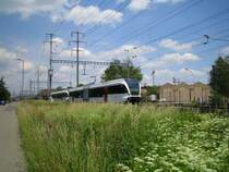 Am Wochenende werden auf der S29 Winterthur- Stein am Rhein Thurbo-GTW's in Doppeltraktion eingesetzt, am 11.6.05 hatte der Lokf�hrer des RABe 526 711-7 ''Bodensee'' seine GTW's bereits mit ''Nicht einsteigen'' angeschrieben, da der n�chste Halt Winterthur und somit Endstation war, wegen der sehr dichten Gleisbelegung in Winterthur werden die Z�ge der S29 weggestellt und fahren erst kurz vor der Abfahrtszeit an das Perron.