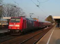 146 231-6  Triberger Wassef�lle  mit RE 4737 Offenburg - Konstanz in Radolfzell. 09.03.10