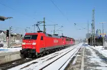 152 097 & 151 114 sowie 144 am 07.03.10 in M�nchen Ost