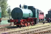 23.08.2009. Dampfspeicher-Lokomotive beim 19. Heizhausfest in  Chemnitz.