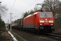 189 009 mit einem gemischten G�terzug am 13.03.2010 in Gifhorn