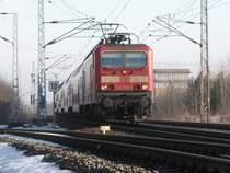 Durchfahrt RE 7 am Abzw. Gr�nauer Kreuz S�d am 25.02.2010