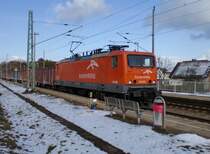 143 001 am 15.03.10 im Hp. Coschen