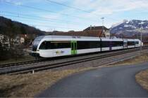 Eigentlich war der Railjet der Grund meiner Reise nach Tr�bbach gewesen. Doch dieser kam wieder einmal viel zu sp�t, so dass ich ihn leider nicht mehr bei gutem Licht fotografieren konnte. Was mir bei noch angenehmen Lichtverh�ltnissen vor die Linse kam war der RABe 526 776-0. Das Bild entstand am 22.2.10.