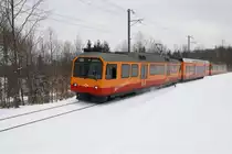 Am 7.3.10 k�mpft sich der Be 556 523-9 von Triemli Richtung Uitikon Waldegg.

