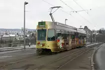 Am 13.6.10 wird das Musical „Ewigi Liebi“ zum letzten Mal aufgef�hrt. Das bedeutet dann sicherlich auch das Ende f�r das Werbetram Be 4/6 2005. Am 7.3.10 traf ich dieses am B�rkliplatz.