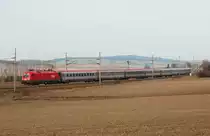 OEC 748 auf dem Weg nach Innsbruck. Neulengbach, am 19.03.2010.