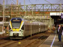 ET 7.10 und 7.04 durchfahren gemeinsam D�sseldorf-Gerresheim auf dem Weg von M�nchengladbach Hbf nach Hamm(Westf) am 24.03.2010