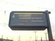 EC 7 Hambrug-Altona nach Chur (CH)
ca 5 minuten wegen Hoher Streckenauslastung