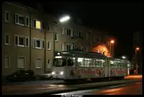 Der 125 auf einer Nachtsonderfahrt vom 27.03. auf den 28.03.10 in der Sternstra�e.