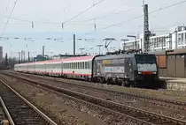 ES 64 F4-032 (E 189 932NC) mit EC 87 M�nchen Hbf - Verona, am 25.03.2010 in M�nchen Ost