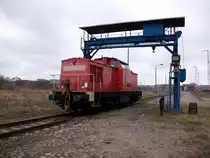 Auf der Ladestra�e von Stralsund blieb 298 306 am 09.April 2010 bis zum Mittag abgestellt bis es dann zum Stralsunder Nordhafen ging.