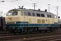 Die 217 014-0 bei der Lokparade in Koblenz-L�tzel am 03,04,10