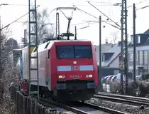 152 154-1 gemischter G�terzug in Bonn-Roisdorf - 18.03.2010