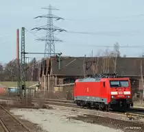 189 005-2 durchf�hrt am 07.04.10 als Lz aus Hamburg-Waltershof Hamburg-Unterelbe Richtung Maschen Rbf.