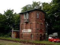 Hier sieht man das mechanische FDL Stellwerk B2. Lange wird es nicht mehr stehen, wenn man den Ger�chten glauben darf.