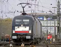 ES 64 U2-036 verl�sst mit ES 64 U2-017 Gremberg Gbf. am 14.04.2010