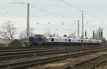 Eine G1700 der MWB mit 5 ECR-66ern aus Venlo kommend in Viersen.(Anfang 2008)
