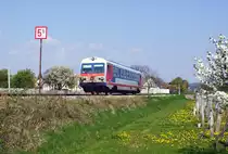 5047 095 als R7777 kurz vor den Zugendbahnhof Neckenmarkt-Horitschon, 21.04.2010. 