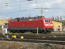 Hier nochmal die 120 125 von ihrer Sonnigen Seite. Vorfeld Leipzig Hbf. 10.4.10