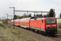 143 115 pendelte am 21.04.2010 mit ihren RB´s zwischen Braunschweig und Burg und zur�ck fotografiert in Braunschweig Weddel 