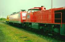 MaK G1206 von VOOSLOH und die MEG 804 (ex 156 004)