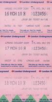 Das letzte Bild meiner London-Serie: F�r drei Tage Mobilit�t in Gro�britanniens Hauptstadt braucht man nicht mehr als diese drei (Gruppen-) Tickets, f�r das jeder Mitfahrer nur 1 GBP bezahlen muss - f�r 3 Tage also lediglich 3 GBP!