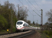 403 009-4  Aalen  + 406 003-4  Mannheim  am 18. April 2010 als ICE 504/ICE 104 (Basel SBB - K�ln Hbf - Amsterdam Centraal) bei Istein.