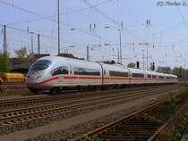 403 0??  Herford  als ICE 508 von Basel SBB nach Dortmund Hbf bei der Ausfahrt von Solingen Hbf. 24.04.2010