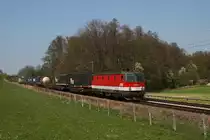 1144 242 mit TEC 40559 (Rotterdam – Verona) am 24.04.2010 in Vogl bei Gro�karolinenfeld.