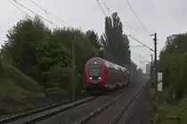 IRE 5192 (Kreuzlingen - Karlsruhe Hbf) am 1. Mai 2010 bei recht bescheidenem Wetter in Konstanz-Wollmatingen.
