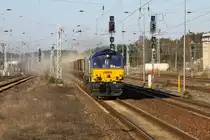 Neulich in Neustrelitz tauchte am Horizont eine Class 66 am Horizont auf. 07.04.2010