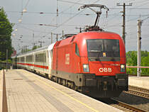 Ex-Rum�nien am IC 118 von Salzburg nach M�nster �ber Lindau. Dornbirn am 17.5.2010