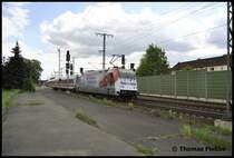 101 144, durchf�hrt Lehrte, am 16.05.2010. Zurvor habe ich einen Anruf von  Roland Vasel  bekommen. das die Lok durch Lehrte kommt.