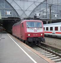 BR 120 139-1 am Hbf Leipzig 4/2008