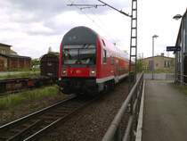 Die S-Bahn auf dem Weg nach Elsterwerda Biehla.
Dresden Friedrichstadt - hier noch die alten S-bahn Wagen zu sehen.
17.05.10