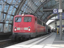115 278-4 mit D441 Berlin Zoologischer Garten nach Kiev kurz vor der Ausfahrt im Berliner Hbf.(07.04.10)