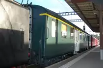 SBB Leichtstahl-Wagen AB4� von 1954 des Eisenbahnclub Schaan-Vaduz Liechtenstein, bei einer Eurovapor Dampf-Sonderfahrt im August 2009