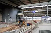 Gro�baustelle Chemnitz Hbf am 02.03.10 (II): Die Gleise 10 & 11 