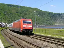101-086 durchf�hrt am Pfingstsonntag 2010 mit IC 2024 Boppard-Hirzenach.