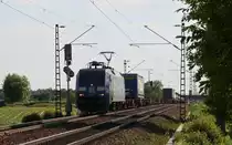 152 135 mit Gz in Richtung Frankfurt(Main).Am 24.05.10 in L�tzelsachsen.