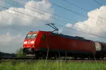 185 004-9 bei Dollbergen am 24.05.2010