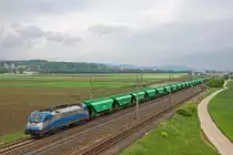 Auf der Fahrt von Gy�r nach K�ln-Eifeltor konnte die ADRIA-Maschine 1216.921 am 18. Mai 2010 mit dem SLGAG 47186 bei Amstetten bildlich festgehalten werden. 