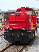 SBB - Diesellok Am 843 027-4 in Olten am 08.05.2010